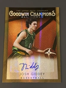 2021 Upper Deck Goodwin Champions Basketball All-World Gold Holofoil Auto #GB-14 - Picture 1 of 2