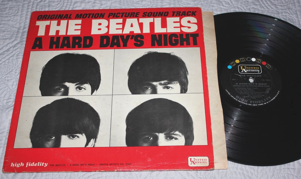 THE BEATLES - A Hard Day's Night (Original 1964 U.S. Mono Vinyl LP