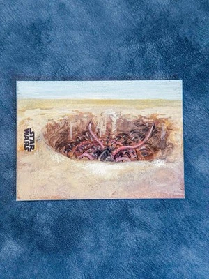 2024 Topps Star Wars Chrome - Sarlacc Pit - Sketch - Will Pleydon Foto 1 de 2
