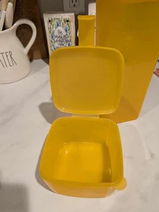 tupperware Vergissmeinnicht Käsebehälter orange - Bild 1 von 2