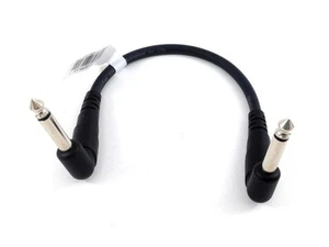 D'Addario - Planet Waves Patch Cable 6 inches 1/4" angled ends - Picture 1 of 2