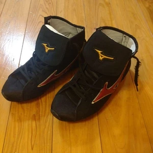 MIZUNO Boxing Shoes Black Wine US7.5 ( 25.5cm ) Used Japan - Picture 1 of 5