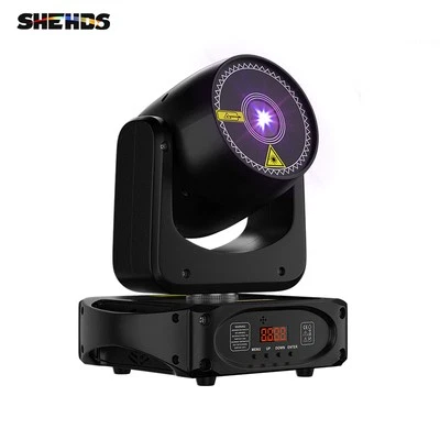 New Version 3W RGB Animation Laser Moving Head Lighting Stage Beam Spot Light - Image 1 of 4