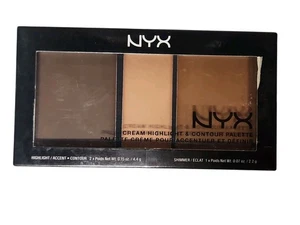 3X - NYX Cream Highlight & Contour Face Foundation, CHCP03 DEEP  - Picture 1 of 3