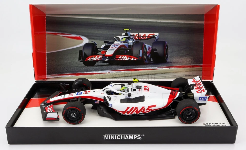 1/18 MINICHAMPS - HAAS - F1  VF-22 TEAM HAAS N 47 11th BAHRAIN GP 2022 147220147 - Immagine 1 di 1