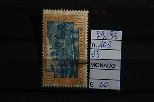 FRANCOBOLLI MONACO USATI N°103 (F8193) - Picture 1 of 1