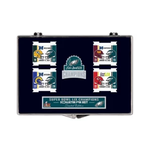 Philadelphia Eagles Wincraft NFL Super Bowl LIX Champion Collector 5pc Pin Set - Picture 1 of 1