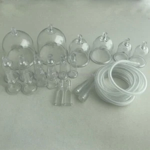 1 Set Plastic Vacuum Cupping Cup Replacement For Vacuum Therapy Massage Machine - Picture 1 of 23