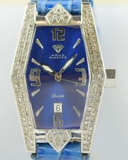 "Aqua Master Quartz Blue Ladies Watch - Elegant Timepiece for Women"