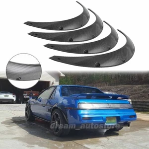 Carbon Fiber Fender Flares Extension Wheel Arches Body Kit For Pontiac Fiero GT - Picture 1 of 11