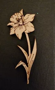 Daffodil MDF Craft Shapes Embellishment Various sizes and pack Quantities - Picture 1 of 1