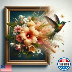 Acudotr Bird Diamond Painting Kits for Adults, 5D DIY Diamond Art Kits for Be - Picture 1 of 5