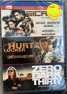 Sicario / The Hurt Locker / Zero Dark Thirty eOne 3 Film Collection DVD - Picture 1 of 2