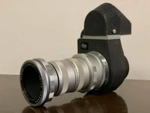 Leitz Elmar 1:3.5/65 Lens, Visoflex with Prism Finder, Focussing Mount & 2 Tubes - Picture 1 of 9