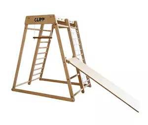 CLIFF COMPACT - Klettergerüst aus Naturholz inkl Zubehör, Montessori Kindermöbel - Bild 1 von 15
