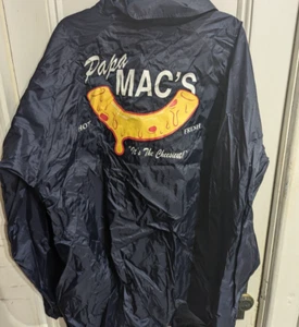 NEW Limited Edition Papa Mac's It's the Cheesiest Windbreaker Jacket Size Large - Picture 1 of 7