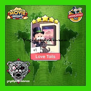 LOVE TAILS - Mono_poli_Vai! Adesivo 5 Stelle - Album Notte Film - Consegna Rapida - Foto 1 di 1