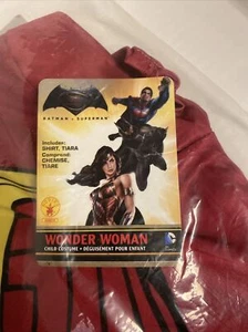 Disfraz de Halloween de Wonder Woman para niñas. Camisa y tiara de DC Comics talla M. Por Rubie - Imagen 1 de 6