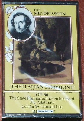 Mendelssohn Italian Symphony no 4 CASSETTE ALBUM Bibi Music BBM71 NEW SEALED - Image 1 of 4
