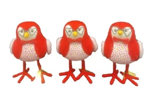 Target Spritz Featherly Friends Valentine's Day Bird Figurine 2023 Set Of 3 - Picture 1 of 5