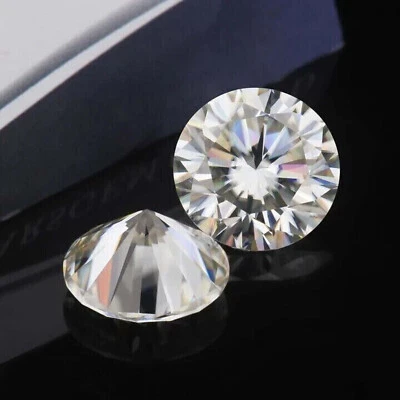 Diamond Round Cut 3.00 Ct D-Color Lab-Grown EGL Certified CVD Loose Gemstone - Image 1 of 4