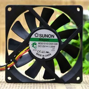 SUNON ME80151V3-D020-G99 8015 DC 12V 1.08W 8cm 80*80*15mm 3lines CPU Cooling Fan - Picture 1 of 2