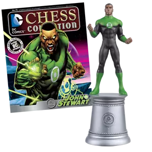 LINTERNA VERDE EAGLEMOSS DC COLECCIÓN AJEDREZ NÚMERO 75 JOHN STEWART - NUEVA SELLADA - Imagen 1 de 1