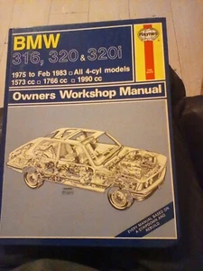 Haynes Manual 276 BMW 316, 320 & 320i 1975 to 1983 HARDBACK - Picture 1 of 2