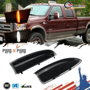 Luces marcadoras LED de espejo lateral Switchback para 03-07 Ford F250 F350 F450 SuperDuty - Imagen 1 de 12