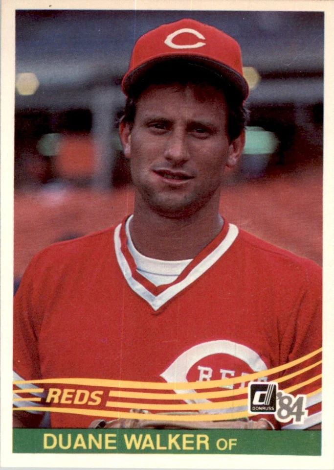 1984 DONRUSS DUANE WALKER CINCINNATI REDS #325 - Image 1 of 2