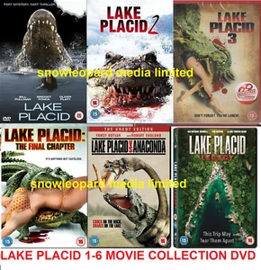 LAKE PLACID 1-6 DVD Complete Film Collection Part 1 2 3 4 5 6 Movies NEW R2 UK - Bild 1 von 1