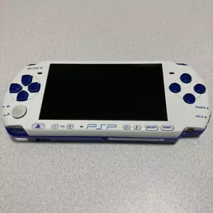 Sony PSP 3000 White Blue Hunters Pack Monster Hunter Console solo Giappone usata - Foto 1 di 2