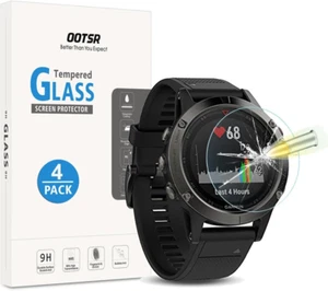 OOTSR [4 Pezzi Protettore Di Vetro Temperato Compatibile per Garmin Fenix 5, Pel - Bild 1 von 12