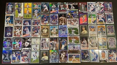 2018-2024 NEW YORK METS LOT (66) Parallels Inserts Refractors Color #'d - Image 1 of 4