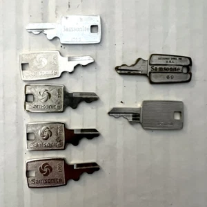 6 Samsonite Luggage Keys 1 Other #69 #170S & 50 P - Picture 1 of 5