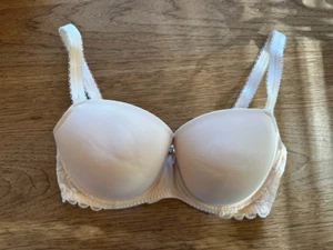 POUR MOI Oatmeal 32F(UK) Eden Side Support Underwire Adjustable Straps Bra NWOT! - Picture 1 of 2