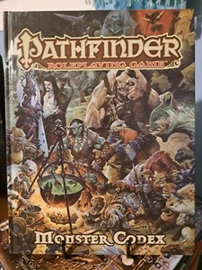 Monster Codex Hardcover 1e Pathfinder RPG Paizo Dungeons & Dragons 3.75  - Picture 1 of 4