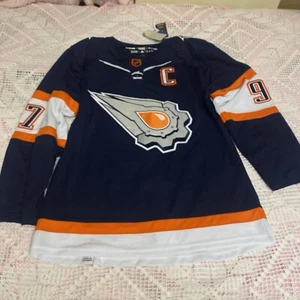 Adidas Edmonton Oilers Connor McDavid Jersey Mens Size 44 - Picture 1 of 5