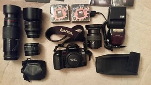 Minolta Dynax 800si 35mm Spiegelreflexkamera mit 28-80mm Objektiv Kit - Bild 1 von 10