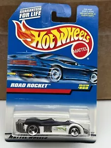 New! Hot Wheels Road Rocket Collector #860 Black and White - Picture 1 of 5