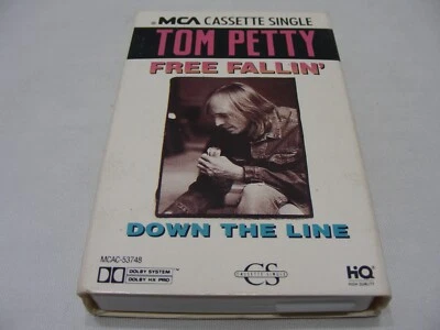 TOM PETTY - FREE FALLIN' / Down the Line - 1989 - MCA Cassette Single Tape! Foto 1 de 4