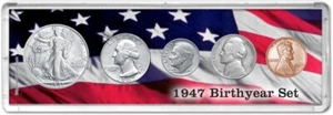 Birth Year Coin Gift Set, 1947 - Picture 1 of 2