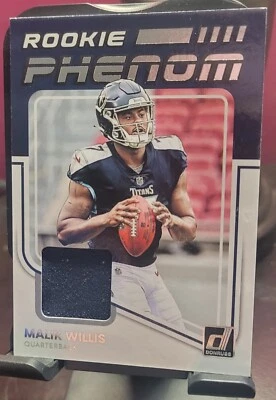 Malik Willis 2022 Donruss Rookie Phenom Patch - Image 1 of 2