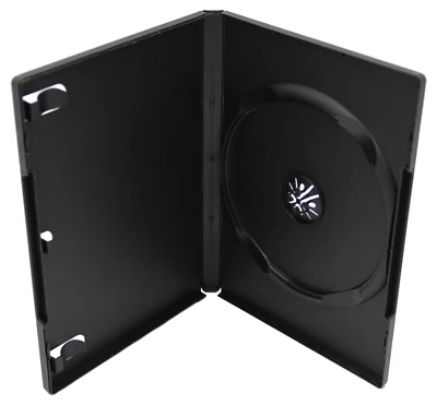 Standard Black DVD 1-disc Replacement Case 14mm Premium movie Storage Shell Case - Image 1 of 3