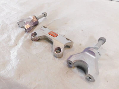 2006-2009 Aprilia Tuono 1000 RSV1000 Upper/Lower Handlebar Riser Bracket Clamps - Image 1 of 4
