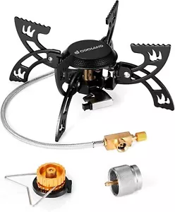 3800W Portable Camping Stove Lightweight Gas Stove Collapsible Backpacking Stove - Picture 1 of 7