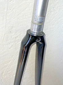 PROFILE CARBON FORK 700C 1 1/8 INCH THREADLESS 195 MM STEERER TUBE 495 GRAMS - Picture 1 of 12