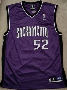 Camiseta De Colección Sacramento Kings Brad Miller Reebok L Púrpura Baloncesto NBA - Imagen 1 de 3