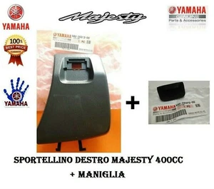 CASSETTINO SPORTELLINO DESTRO + MANIGLIA ORIGINALE YAMAHA MAJESTY 400 2004 2011 - Foto 1 di 2