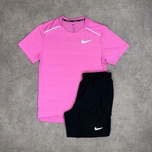 Nike ‘Playful Pink’ Miler 1.0 & Black Challenger 7” Shorts Set | LARGE | BNWT | - Picture 1 of 1